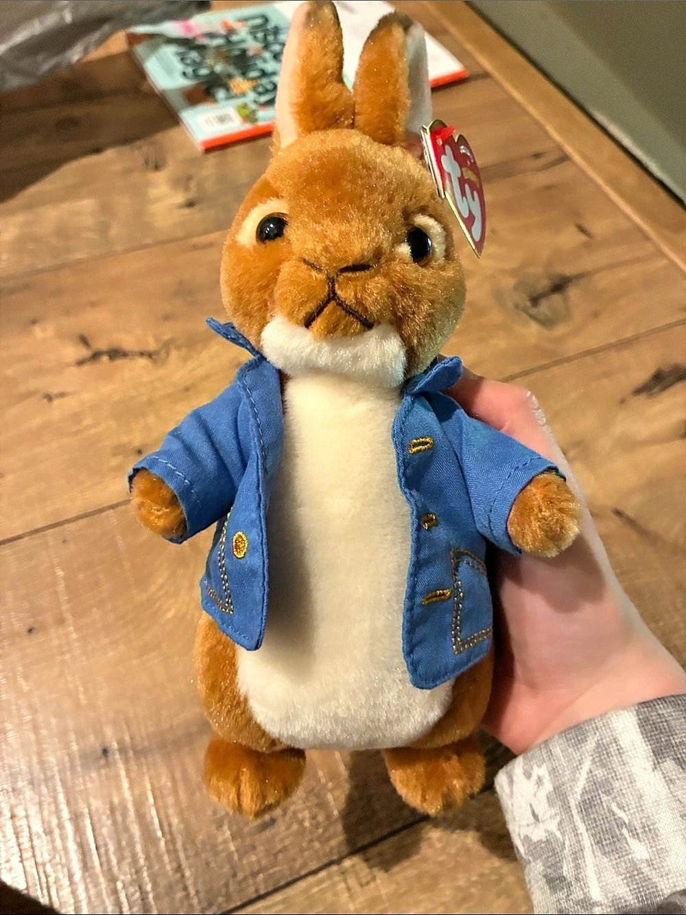 Ty Peter Rabbit Beanie Babies Plush Rabbit NWT
